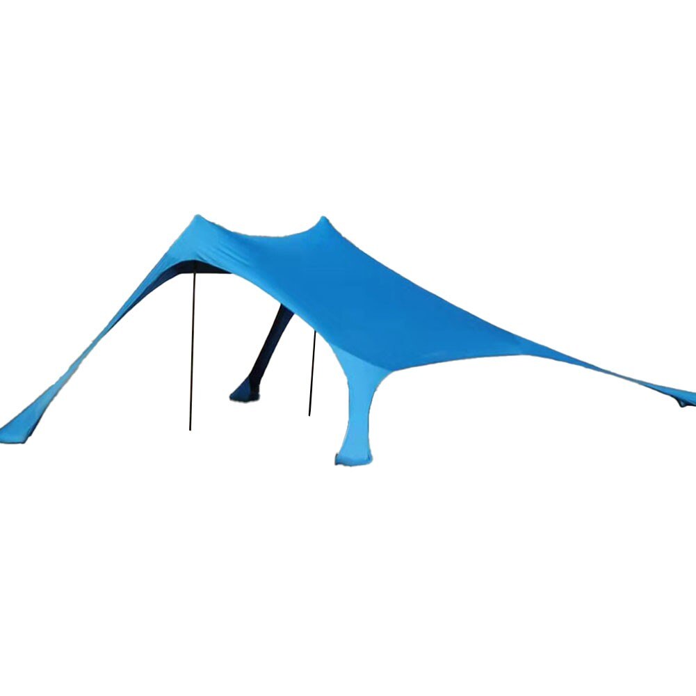 Cheap Goat Tents Family Portable Sunshade Beach Sun Shade Tent Windproof Tent  UV Protection Shelter  For Camping Outdoor Activities   